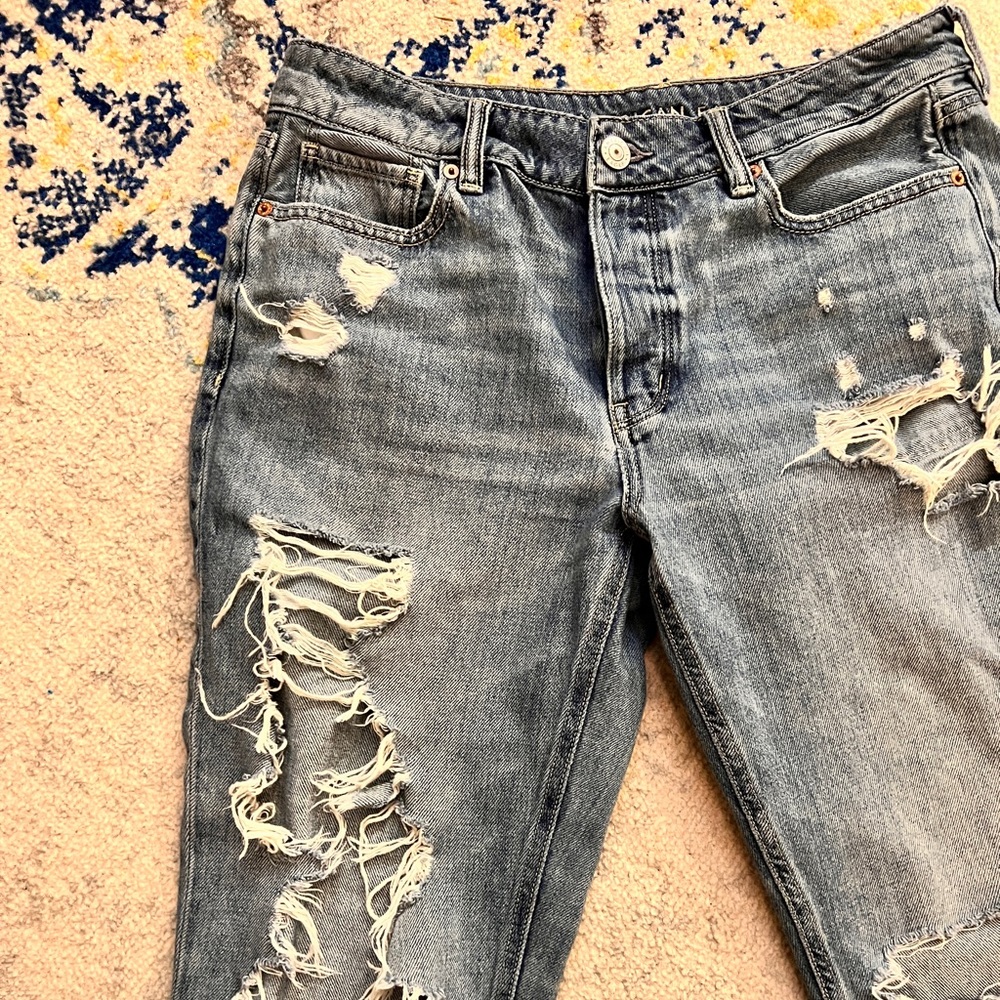 AE distressed high waisted denim jeans